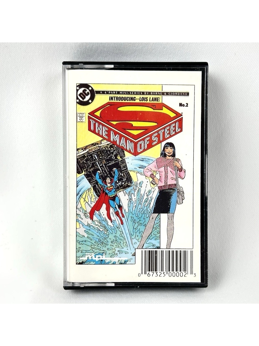 Rare 1989 DC Comics Superman The Man Of Steel Cassette Tape No.2 Tested